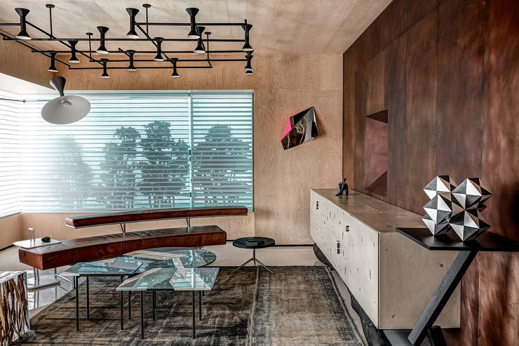  غرفة المعيشة تنفيذ Fabien Charuau Photography