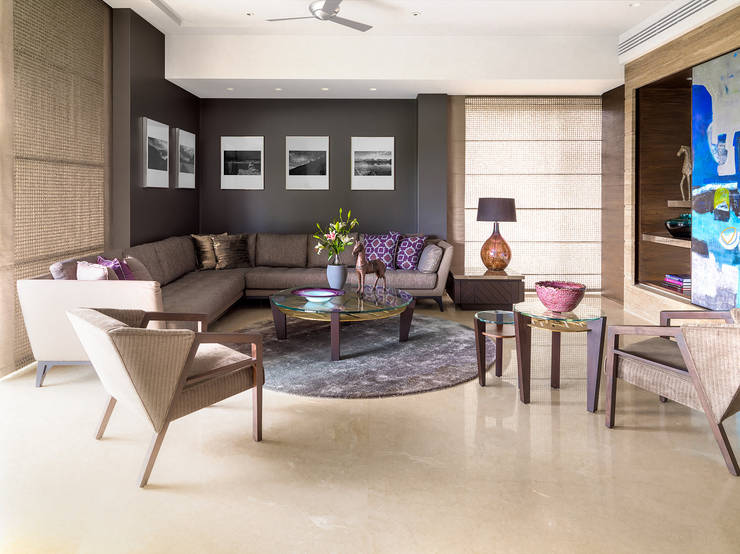  غرفة المعيشة تنفيذ Fabien Charuau Photography