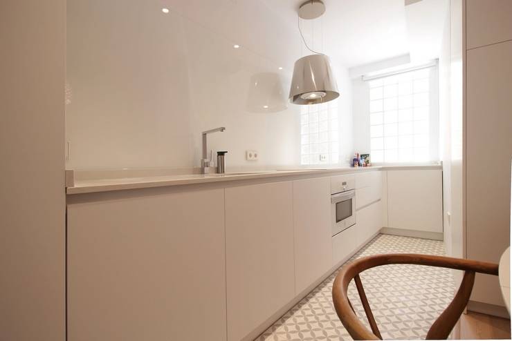 Diseño de Cocina Americana von Línea 3 Cocinas Madrid | homify Diseño de Cocina Americana von Línea 3 Cocinas Madrid | homify