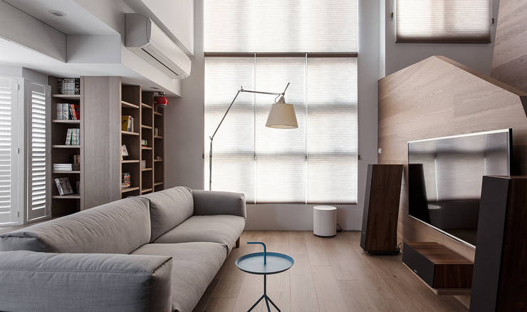 Salas / recibidores de estilo  por 禾光室內裝修設計 ─ Her Guang Design