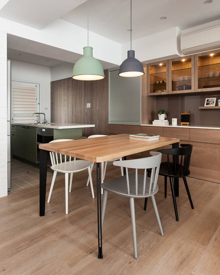 Cocinas de estilo  por 禾光室內裝修設計 ─ Her Guang Design