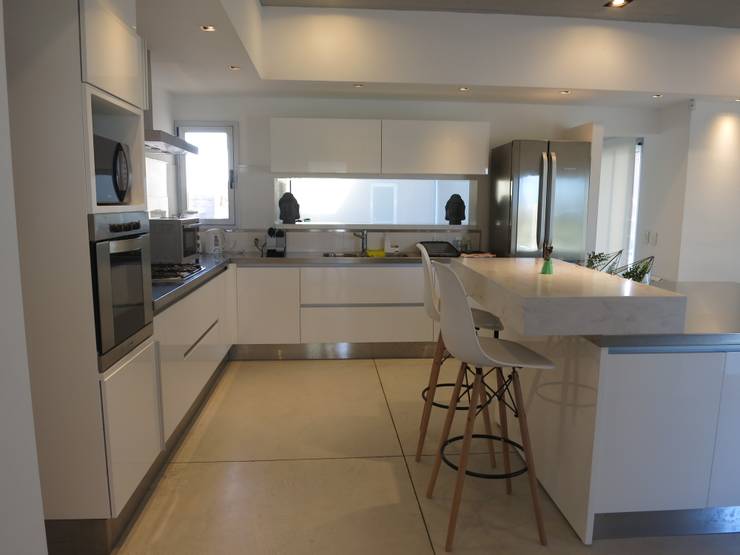 Barra desayunadora en la cocina, todos queremos una