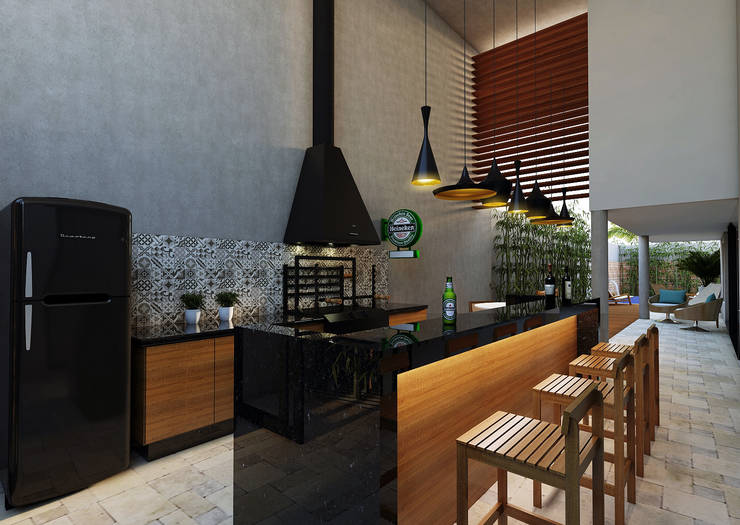 Cocinas de estilo  por Lozí - Projeto e Obra