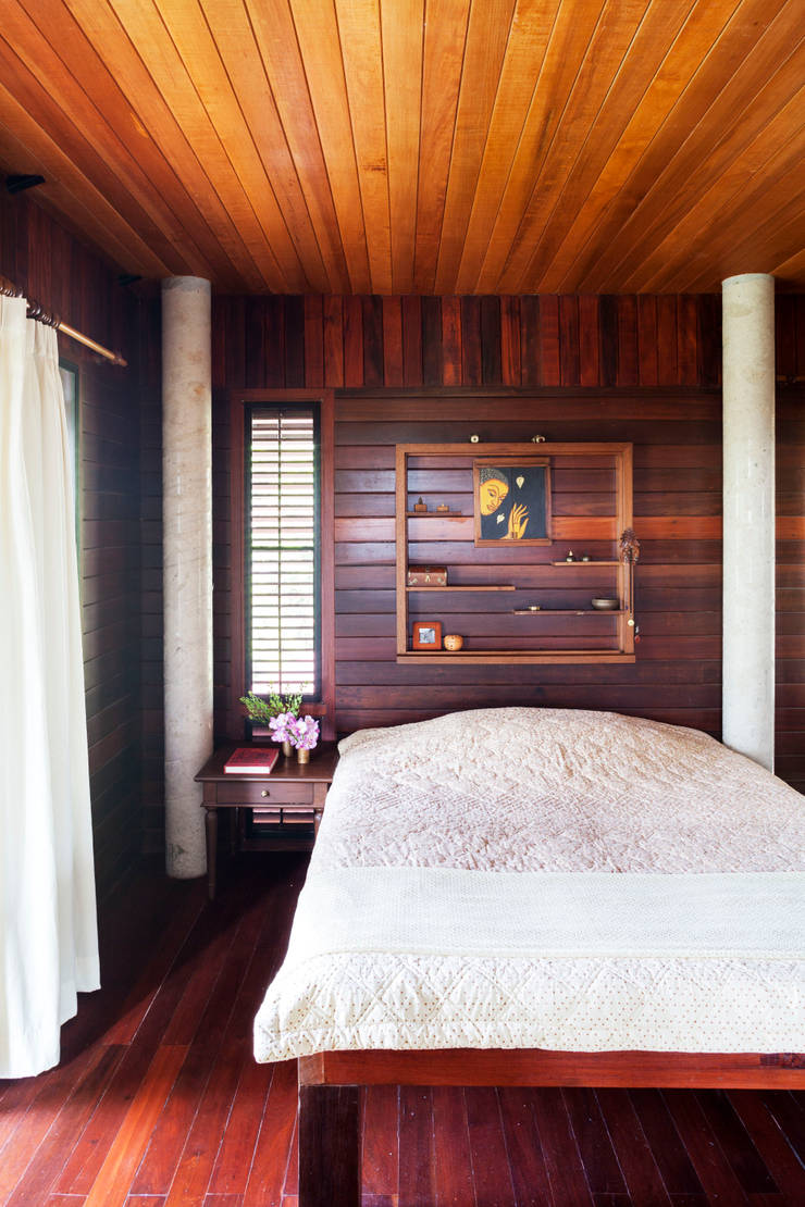  غرفة نوم تنفيذ บริษัท สถาปนิกชุมชนและสิ่งแวดล้อม อาศรมศิลป์ จำกัด