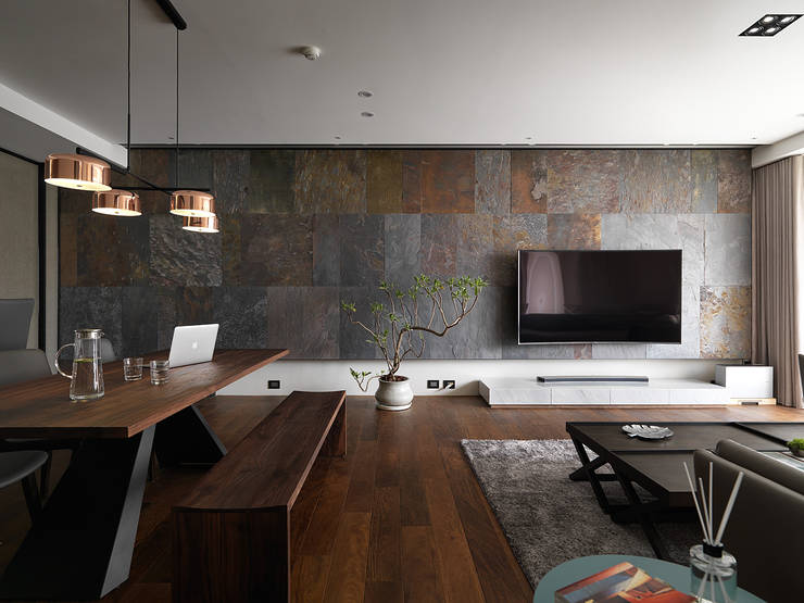  Living room by 木皆空間設計