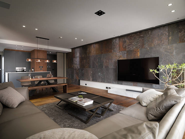  Living room by 木皆空間設計
