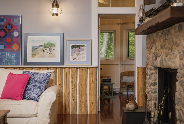 Projekty,  Salon zaprojektowane przez Unit 7 Architecture