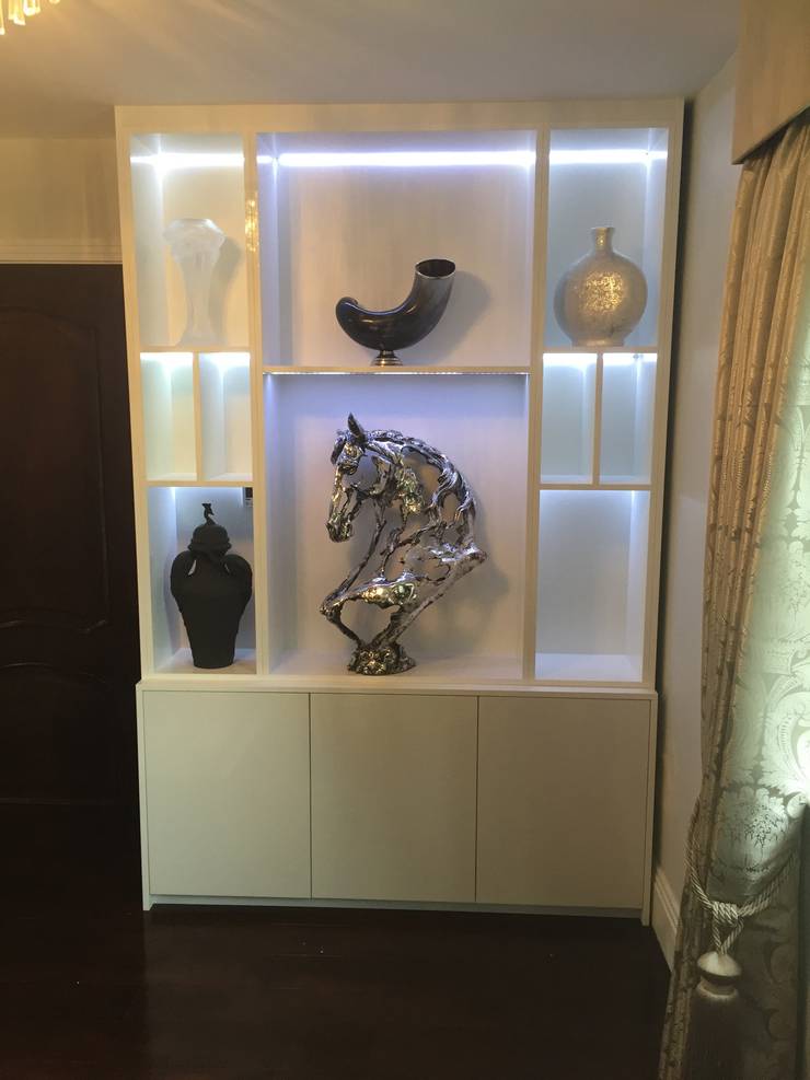 Gloss White Display Cabinets With Led Lighting By Designer Gloss White Display Cabinets With Led Lighting By Designer