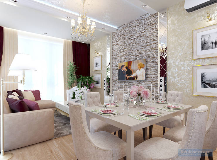 Студия интерьера Дениса Серова:  tarz Yemek Odası