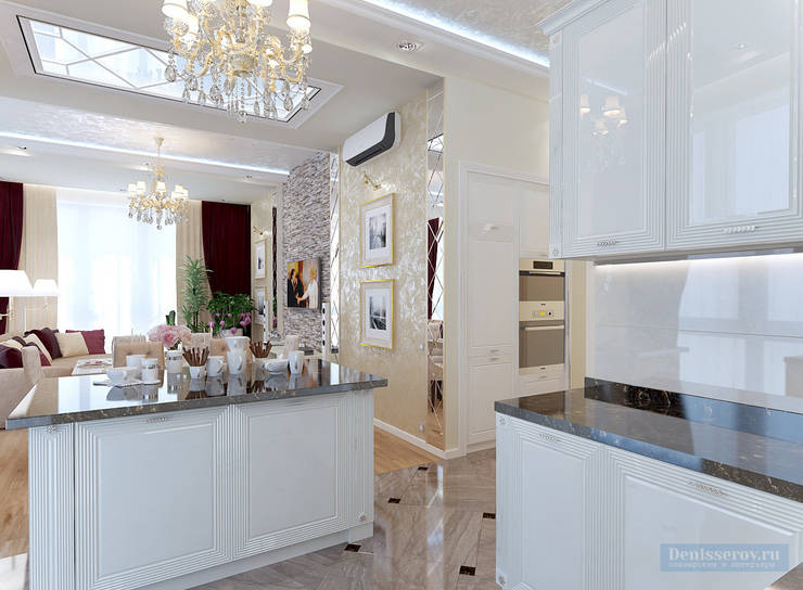 Студия интерьера Дениса Серова:  tarz Mutfak