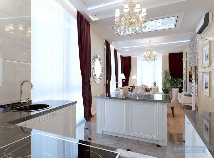 Студия интерьера Дениса Серова:  tarz Mutfak