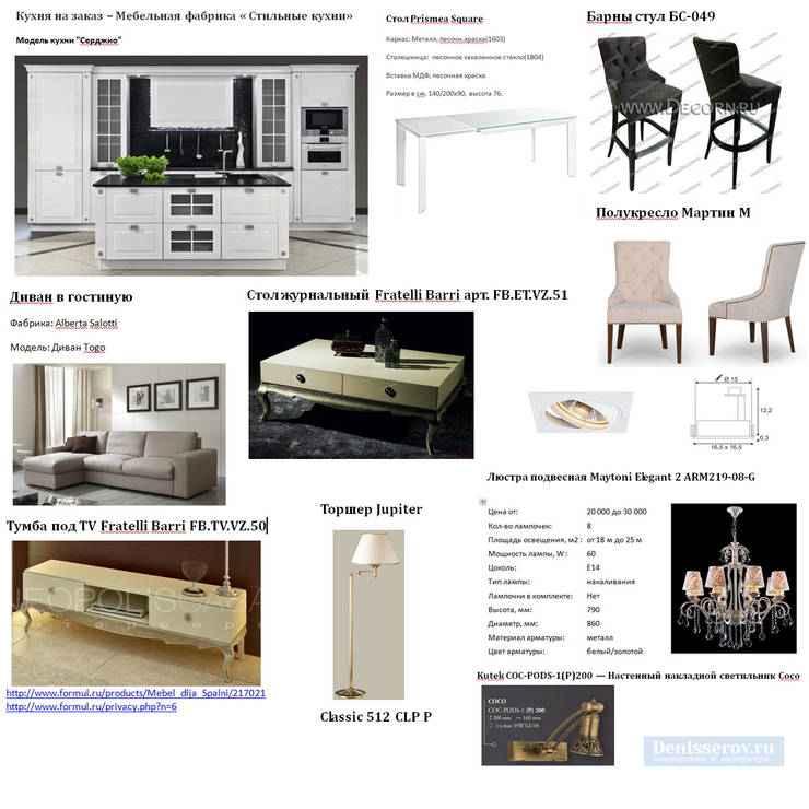 Студия интерьера Дениса Серова:  tarz Duvarlar