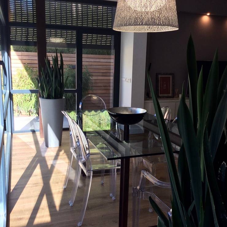 Proyecto de integración de salón comedor con exterior – jardín en ... Proyecto de integración de salón comedor con exterior – jardín en ...
