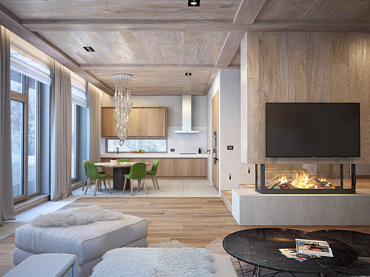 Salas / recibidores de estilo  por премиум интериум