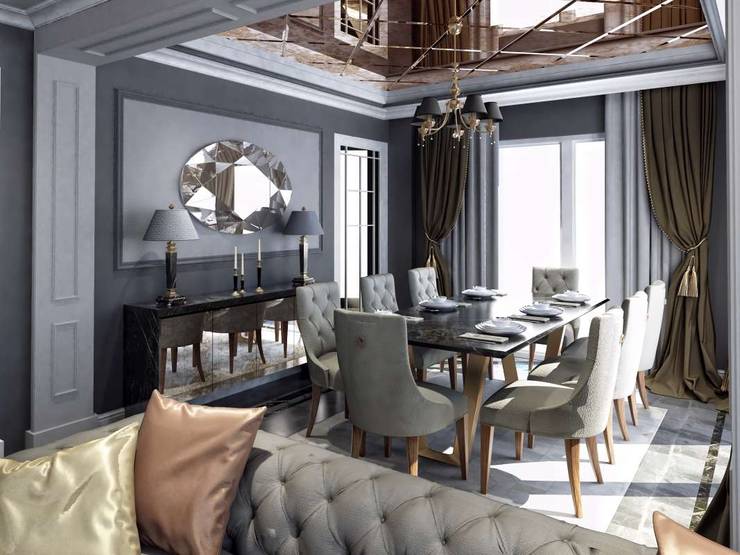 VERO CONCEPT MİMARLIK – Villa Balıkesir:  tarz Yemek Odası