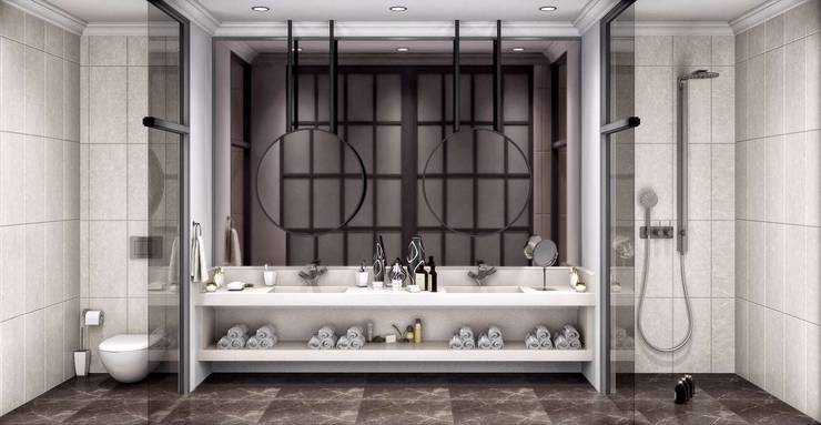 VERO CONCEPT MİMARLIK – Villa Balıkesir:  tarz Banyo
