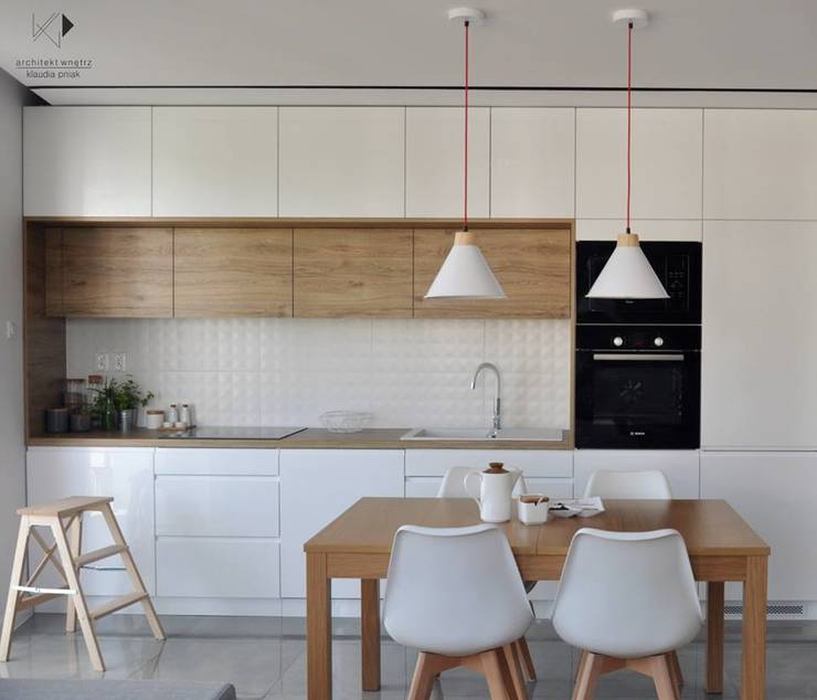 naturmaterialien im interieur einrichten mit hellem holz, unschlagbares spitzen-duo: weiß und holz für dein zuhause, Design ideen