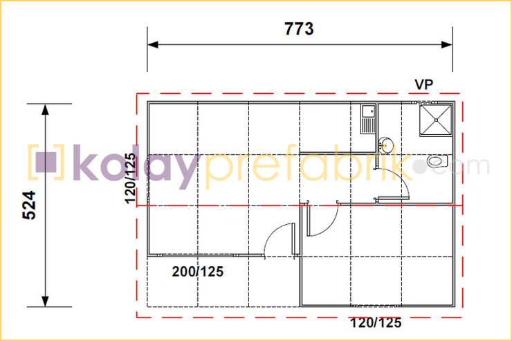  منازل تنفيذ Kolay Prefabrik Evler