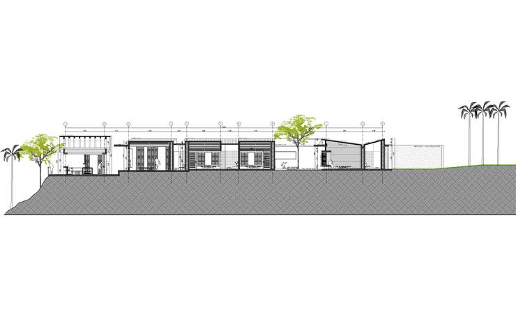 Casas de estilo  por tresarquitectos