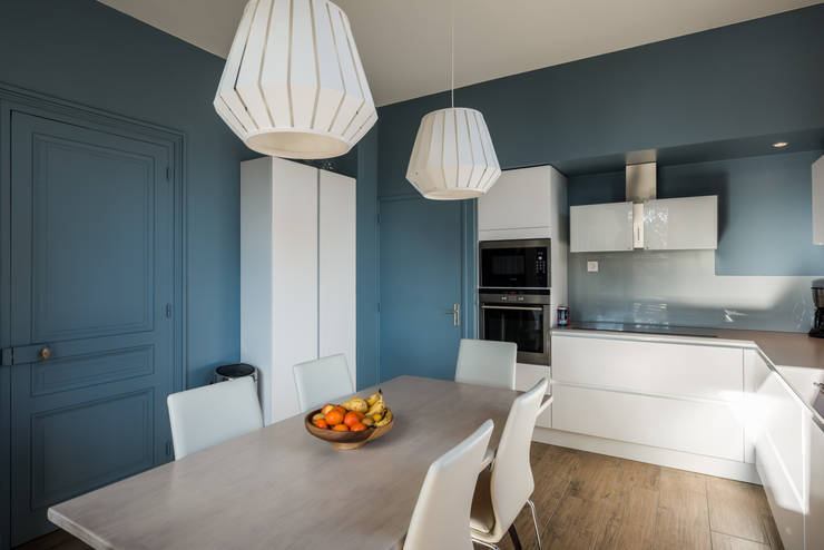 Cuisine contemporaine et douce maison bourgeoise par Pièces d ... Cuisine contemporaine et douce maison bourgeoise par Pièces d ...