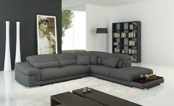 Leather Corner Sofas By In Fashion Homify Grey Large Sofa