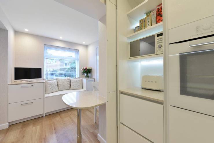 11 muebles para colocar el microondas