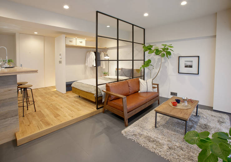 一房公寓怎麼隔间? 5 种分隔卧室与客厅区的超聪明方法
