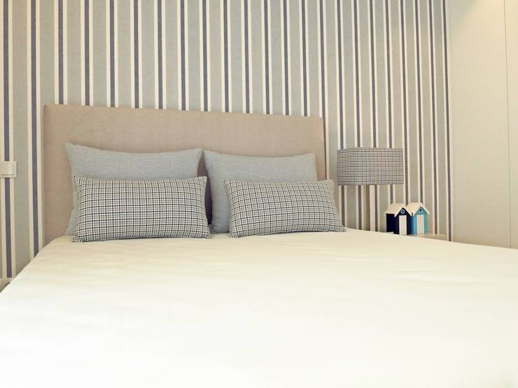 Projekty,  Sypialnia zaprojektowane przez NOZ-MOSCADA INTERIORES, Nowoczesny   
