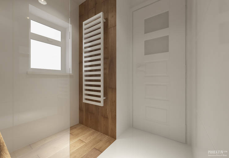 Banheiros  por PRØJEKTYW | Architektura Wnętrz & Design