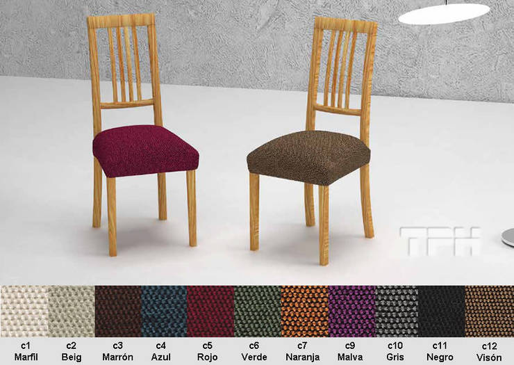 Fundas sofá modelo Viena by TPH fundas de sofá | homify Fundas sofá modelo Viena by TPH fundas de sofá | homify