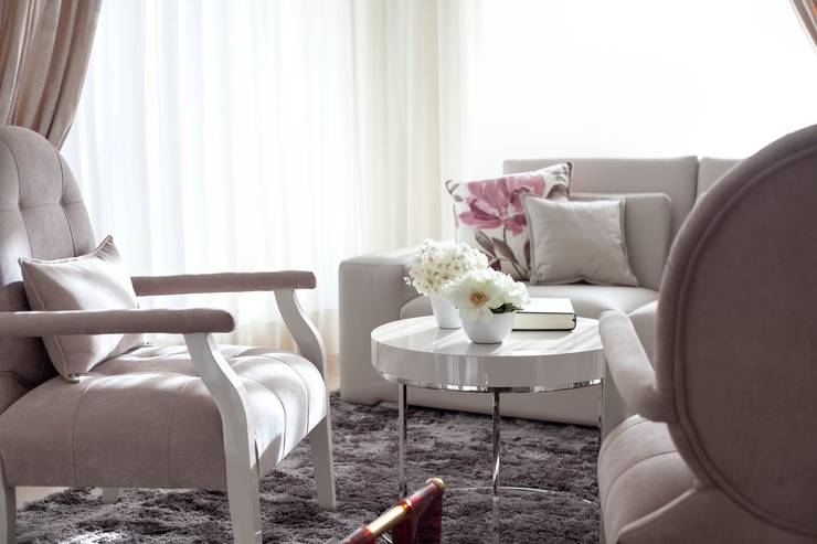 Salas / recibidores de estilo  por Interdesign Interiores