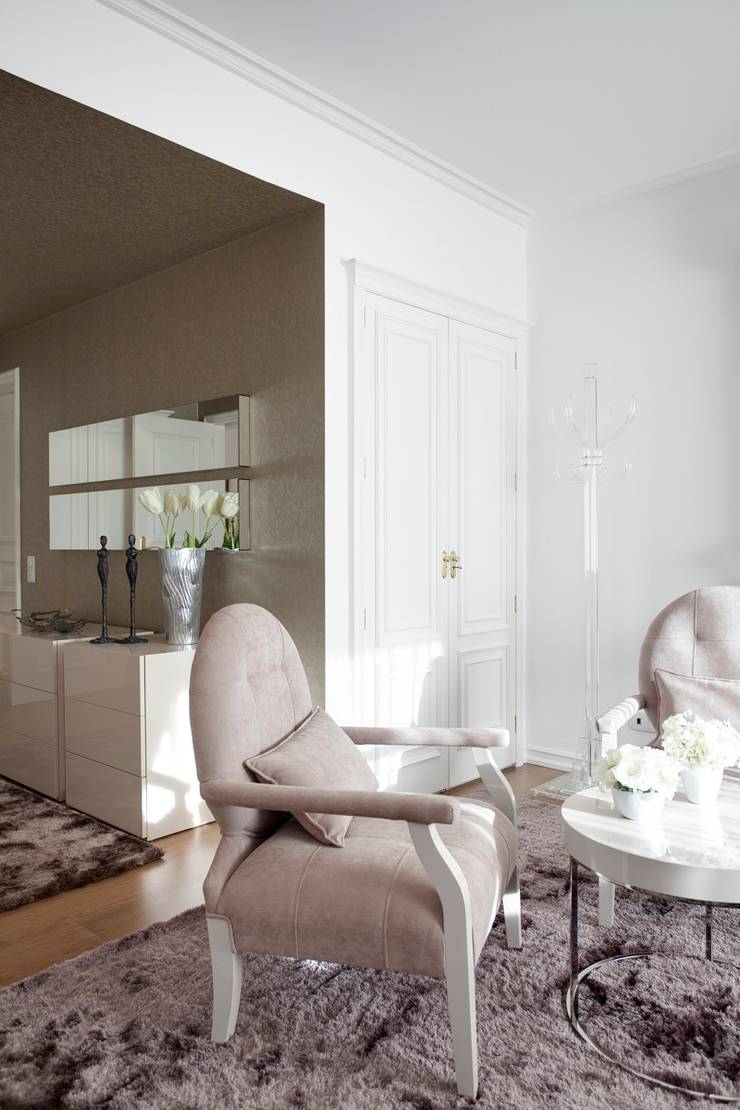 Salas / recibidores de estilo  por Interdesign Interiores