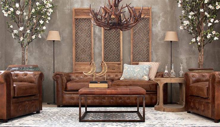 Salas / recibidores de estilo  por DECORSIA HOME,S.L.