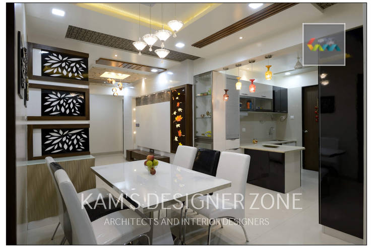 Dinning Area Modern Dining Room By KAMS DESIGNER ZONE Dinning Area Modern Dining Room By KAMS DESIGNER ZONE