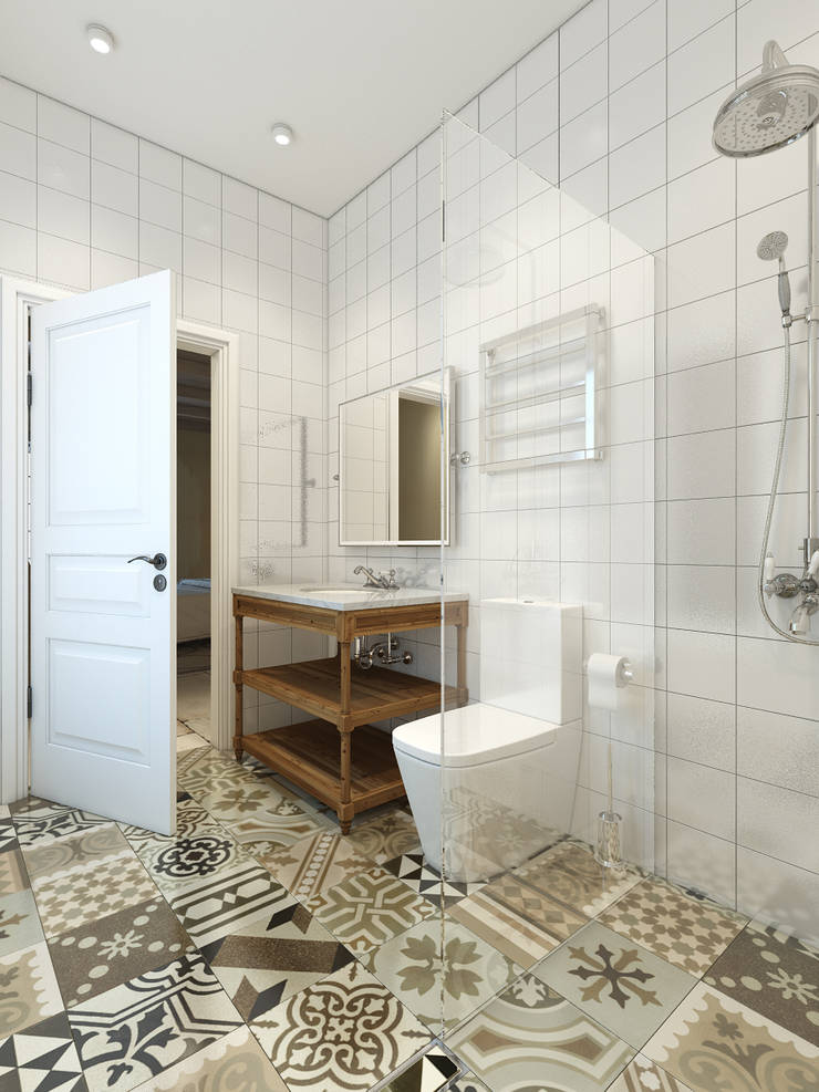  حمام تنفيذ Студия дизайна интерьера ART-Labs