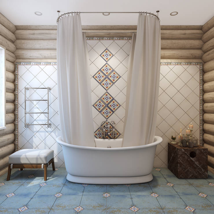  حمام تنفيذ Студия дизайна интерьера ART-Labs