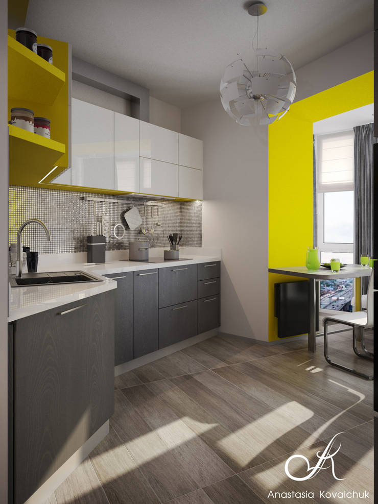 Cucina in stile  di Design studio by Anastasia Kovalchuk