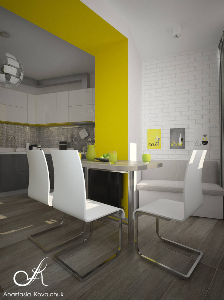 Cucina in stile  di Design studio by Anastasia Kovalchuk