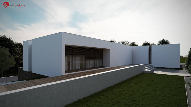 Projekty,  Domy zaprojektowane przez EsboçoSigma, Lda