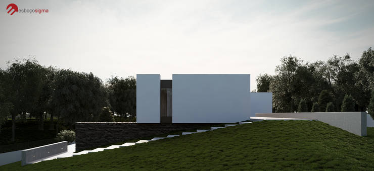 Projekty,  Domy zaprojektowane przez EsboçoSigma, Lda
