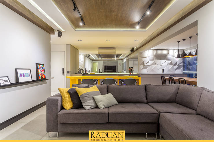 Sala de Estar: Salas de estar  por Raduan Arquitetura e Interiores