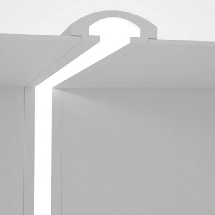 Tagli di luce indiretta da incasso nel controsoffitto di eleni ... Luce diffusa cartongesso