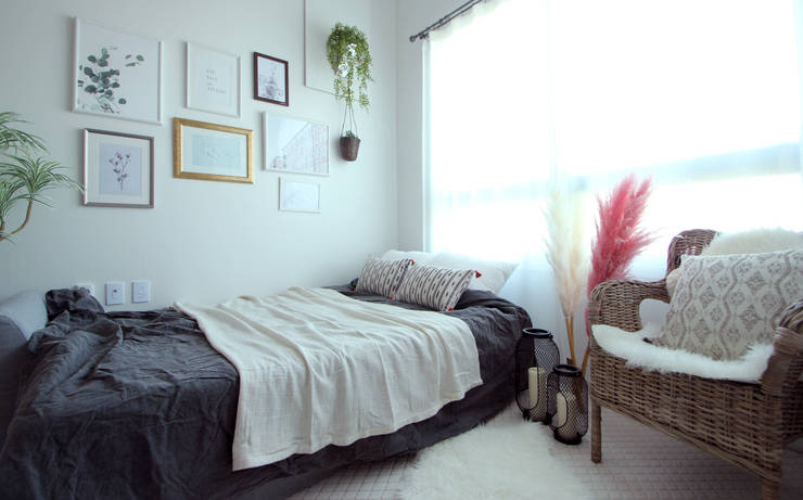 Salas / recibidores de estilo  por 노르딕앤