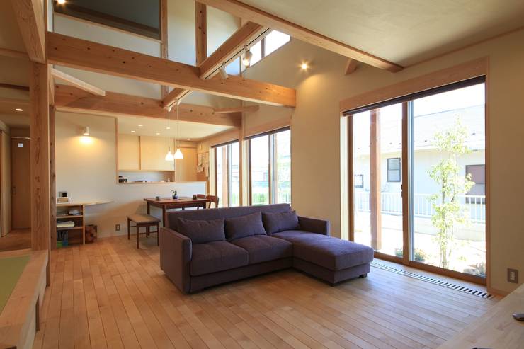  Phòng khách by 田村建築設計工房