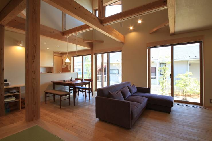  Phòng khách by 田村建築設計工房