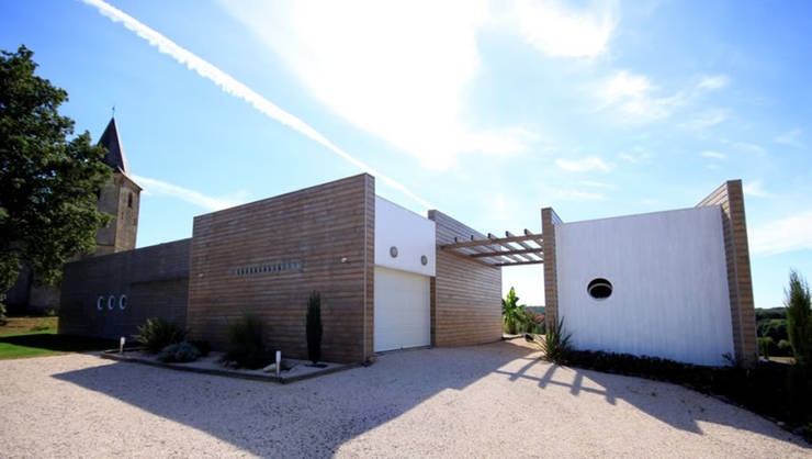 Casas de madera de estilo  por Rusticasa