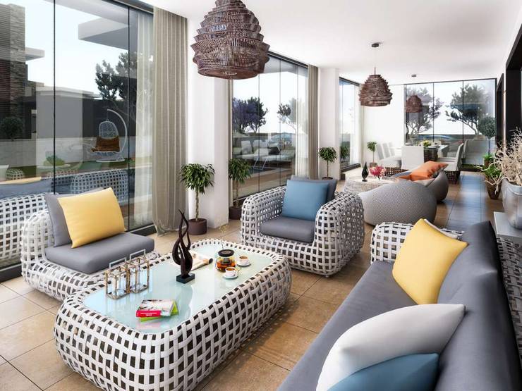 VERO CONCEPT MİMARLIK – Villa Mira:  tarz Kış Bahçesi