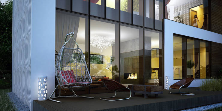  بالکن،ایوان وتراس by ART Studio Design & Construction