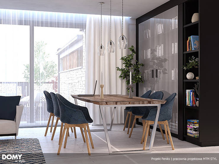 Comedores de estilo  por Biuro Projektów MTM Styl - domywstylu.pl