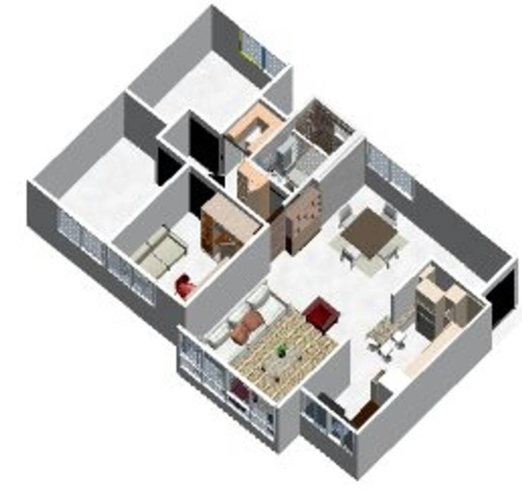  مطبخ تنفيذ ERGOARQUITECTURAS FL C.A.